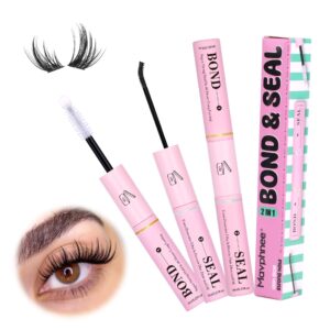 Mavphnee Super Strong Hold Lash Bond & Seal – Long Lasting Waterproof Lash Glue for DIY Eyelash Extensions (6ML *2)