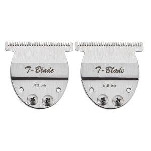Wide T-Blade Compatible with Oster Finisher Trimmer Model 59 and T-Finisher Trimmer,For Creating Clean Hairlines or Grooming Small Pets Cuts Hair to 1/125″-0.2mm(2Pack)