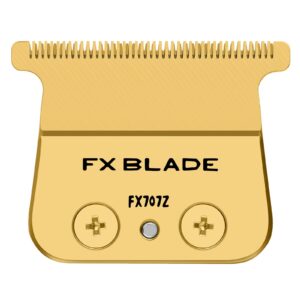 FX707Z Replacement Blades for FX787 & FX726 Trimmers, FX BLADE Zero-Gapped Replacement Blades Compatible with B*byl*ss FX787 & FX72 Trimmer Blades (FX707Z) – Gold