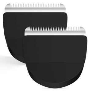 2 Pack Peanut Clipper Replacement Blade, Snap-On Replacement Blade for Wahl Peanut Hair Clipper #2068-300, Black