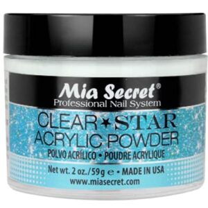 Mia Secret Acrylic Powder STAR CLEAR 2 oz