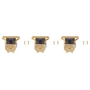 BTuregsau 3X T-Shaped Hair Clipper Blade with Stand T9 Blade Trimmer Replacement Replacement Clipper Gold