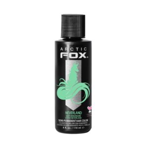ARCTIC FOX Vegan and Cruelty-Free Semi-Permanent Hair Color Dye (4 Fl Oz, NEVERLAND)