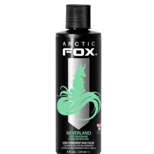 ARCTIC FOX Vegan and Cruelty-Free Semi-Permanent Hair Color Dye (8 Fl Oz, NEVERLAND)