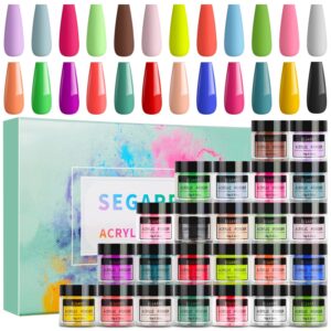 24 Colors Acrylic Powder> Acrylic Nail Powder Set for Nails 3D Art> Acrylic Powder Extension Carving (24Color)