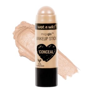 wet n wild MegaGlo Makeup Stick, Buildable Color, Versatile Use, Cruelty-Free & Vegan – Nude For Thought