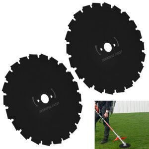 99944200131 8″ Steel Brushcutter Blade 20 mm Bore 22 Tooth Compatible with Echo Trimmers, 2 Pack, 99944200131 Blade Fit for SRM-210 SRM-225 SRM-230 SRM-260 SRM-265 SRM-280 SRM-311 SRM-340