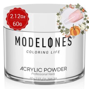 Modelones Acrylic Powder> 2.12oz Clear Acrylic Powder Professional Acrylic Nail Powder for Nail Extension French Nail Art 3D Flowers> Nail Carving> Beginner-Friendly