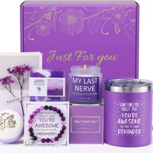 Birthday Gifts for Women, Relaxing Spa Gift Basket Set , Unique Gifts for Her, Friends, Mom, Sister, Coworker, Wife, Girlfriend, Happy Birthday Gift Ideas, Mothers Day, Christmas Gifts for Women