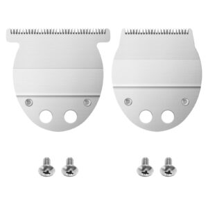 Wide T Blade & Narrow Blade Kit Compatible with oster Finisher Trimmer Model 59 and T-Finisher Trimmer Blades Replacement, (Narrow Blade+T-Blade) 2 Pack