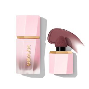 SHEGLAM Color Bloom Liquid Blush Makeup for Cheeks Matte Finish – Night Drive