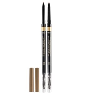 L’Oreal Paris Makeup Brow Stylist Definer Waterproof Eyebrow Pencil, Ultra-Fine Mechanical Pencil, Draws Tiny Brow Hairs and Fills in Sparse Areas and Gaps, Blonde, 0.003 Ounce (Pack of 2)