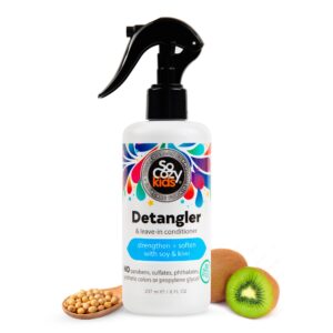 So Cozy Detangler & Leave In Conditioner Spray – Hair Detangler Spray for Kids – Paraben-Free Leave In Hair Conditioner & Detangling Spray for Frizzy Hair (8 fl oz)