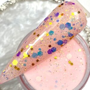 Flutterby Kisses Dip Powder> Acrylic Powder> Nail Art Designs> Manicure or Pedicure Dipping Powder for Home or Salon Use. Dip Powder System> Long Lasting> Cruelty Free. 0.25 Oz Jar.