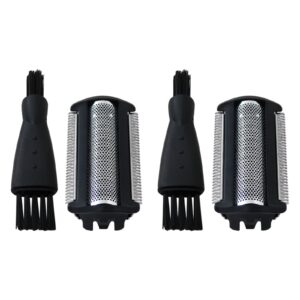 Updated 2 Sets Hair Trimmer Foil Blades Compatible for MANSCAPED The Lawn Mower 5.0 Ultra Hair Trimmer, Body Grooming Trimmer Foil Blades Kit