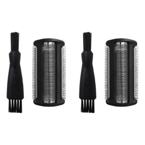 New Men Body Hair Trimmer Foil Blade Fit for MANSCAPED The Lawn Mower 5.0 Ultra Hair Trimmer, Comfortable Groin Hair Foil Shaver Head for Close Body Hair Grooming,Pack of 2 by Qblahip