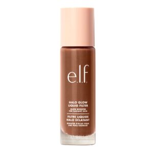 e.l.f. Halo Glow Liquid Filter, Complexion Booster For A Glowing, Soft-Focus Look, Infused With Hyaluronic Acid, Vegan & Cruelty-Free, 8 Rich