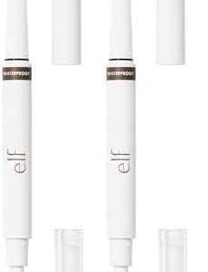 e.l.f. Instant Lift Waterproof Brow Pencil, Long-Lasting Eyebrow Pencil For Grooming & Shaping Brows, Vegan & Cruelty-free, Neutral Brown (Pack of 2)