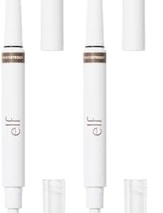 e.l.f. Instant Lift Waterproof Brow Pencil, Long-Lasting Eyebrow Pencil For Grooming & Shaping Brows, Vegan & Cruelty-free, Taupe (Pack of 2)