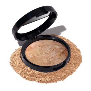 LAURA GELLER NEW YORK Baked Balance-N-Glow Illuminating Foundation – Medium – Buildable Sheer to Light Coverage – Satin Finish