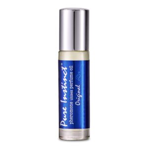 Pure Instinct Roll-On – The Original Pheromone Infused Essential Oil Perfume Cologne – TSA Ready (The Original – Unisex)