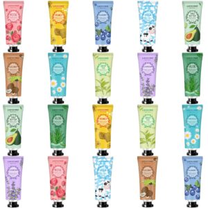 20 Pack Mini Body Lotion Gift Bulk for Dry Skin, Travel Size Small Body Cream With Shea Butter Natural Fragrance Moisturizing Body Lotion for Women,Gift Sets for Birthday Christmas Mother’s Day Gifts