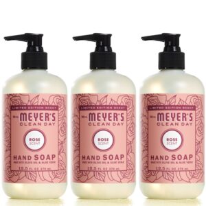 MRS. MEYER’S CLEAN DAY Liquid Hand Soap Rose (12.5 Fl Oz (Pack of 3))