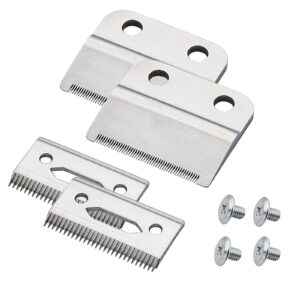 Replacement Clipper Blades Compatible with Wahl 5 Star Series Balding Clippe Model#08110r – for Professional Barbers and Stylists （2pack）