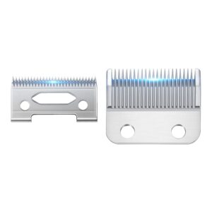 vsmooth Replacement Blade for Hair Clipper Senior Detachable Trimmer Blades Adjustable Hair Fade Blades Wide Clipper Stainless Blades 2-Hole Profession Barber Clippers Replacement Blade Set