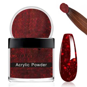 28g/box Color Acrylic Powder Professional Red Glitter Acrylic Nail French Manicure Powder for Nail Extension Acrylic Nail System>HJ-NAP017-No.36