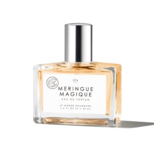 Le Monde Gourmand Meringue Magique Eau de Parfum, Gemeni Bakes Collaboration – 1 fl oz (30 ml) – Praline, Orange, Gardenia Perfume Notes