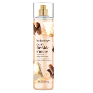 Bodycology Long-Lasting Fragrance Body Mist, Cozy Fireside S’more, 8 fl oz