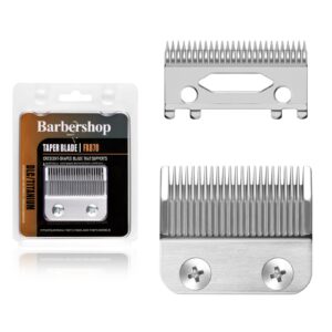Amorka FX801R Replacement Blades for FX870 Clippers, Replacement Clipper Blades Compatible with Barberology FX870/FXF880/FX810/FX825/FX673N, Silver