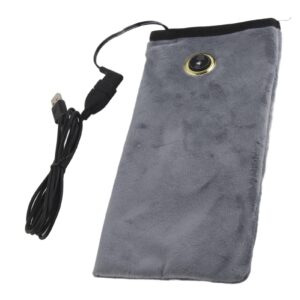 KIMISS Usb Hand Warmers> Heated Beauty Hand Mittens USB 3 Electric Warming Mitts for SPA Hand CareBrown (Gray)