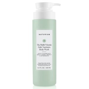 Naturium The Multi-Vitamin Daily Nutrients Body Wash, Hydrating Cleanser, 16.9 oz