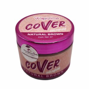 wapizima nails premium cover NATURAL BROWN acrylic 2oz jar