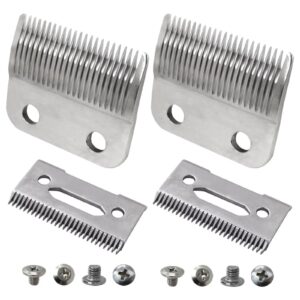 Feuaue New 2 Hole Clipper Blade Replacement for Wahl Clipper Blades, Compatible for Wahl 2-Hole Tapper 5StarMagicClip/ 5StarMagicClipCordless/ 5StarSenior/ 5StarSeniorCordless