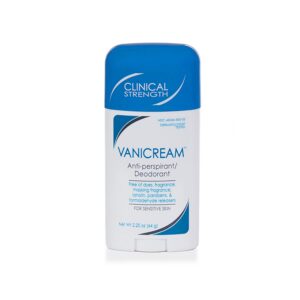 Vanicream Anti-Perspirant Deodorant for Sensitive Skin – 2.25 oz – Clinical-Strength Deodorant with 24-Hour Protection – Unscented