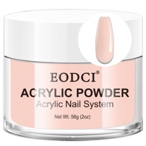EODCI Acrylic Nail Powder> 2oz Cover Blush Pink Acrylic Powder Dip for Nails> Long Lasting Salon Quality> Professional Nail Powder for Manicure Nail Art> Fake Nails> Nail Carving & Extensions