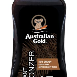 Australian Gold Spray Gel Sunscreen with Instant Bronzer SPF 15, 8 Ounce | Moisturize & Hydrate Skin | Broad Spectrum | Water Resistant | Non-Greasy SPF 15 8 Fl Oz (Pack of 1)