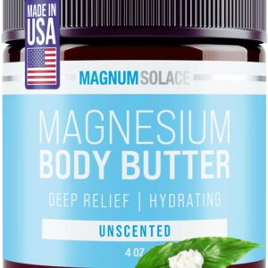 Magnesium Body Butter – Nighttime Magnesium Cream – Lightly Scented