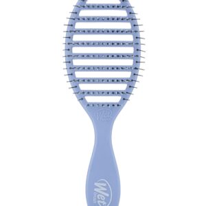 Wet Brush Speed Dry Hair Brush – Sky Blue – Vented Design and Ultra Soft HeatFlex Bristles Are Blow Dry Safe With Ergonomic Handle Manages Tangle and Uncontrollable Hair – Pain-Free