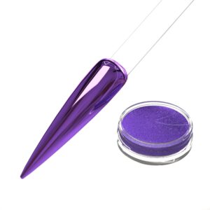 Mirror Chrome Powder for Gel Nail Art (Violet)
