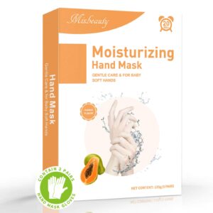 Mixbeauty Hand Mask 3 Pairs Moisturizing Gloves Hand Peeling Mask Repairing Damaged> Dry and Cracked Skin