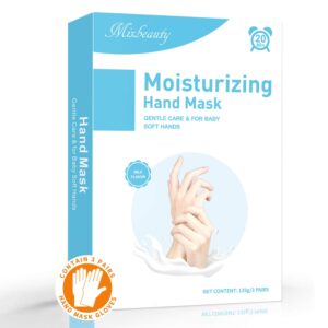 Mixbeauty Hand Mask for Dry Hands> Moisturizing Gloves> Moisturing and Repairing Damaged> Dry and Cracked Skin> Hand Spa Treatment for Soothing and Whitening Rough Skin (Milk)