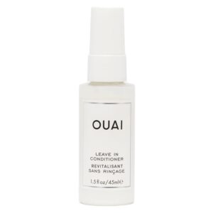 OUAI Leave In Conditioner & Heat Protectant Spray – Prime Hair for Style, Smooth Flyaways, Add Shine and Use as Detangling Spray – No Parabens, Sulfates or Phthalates (1.5 oz)