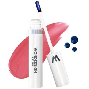 Wonderskin Wonder Blading Lip Stain Peel Off Masque – Long Lasting, Waterproof and Transfer Proof Pink Lip Tint, Matte Finish Peel Off Makeup (Romance Masque)