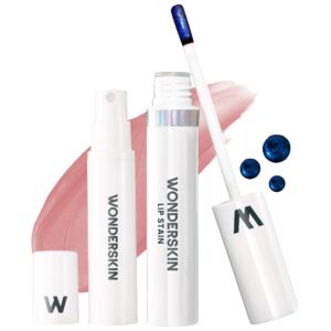 Wonderskin Wonder Blading Lip Stain Peel Off and Reveal Kit – Long Lasting, Waterproof Nude Lip Tint, Transfer Proof Natural Makeup Stain Kit (XOXO)