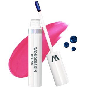 Wonderskin Wonder Blading Lip Stain Peel Off Masque – Long Lasting, Waterproof and Transfer Proof Pink Lip Tint, Matte Finish Peel Off Makeup (Neon Rose Masque)