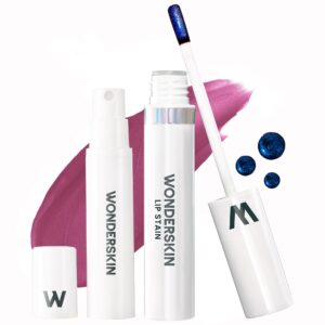 Wonderskin Wonder Blading Lip Stain Peel Off and Reveal Kit – Long Lasting, Waterproof Nude Lip Tint, Transfer Proof Natural Makeup Stain Kit (Bella)